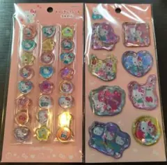 正規品　サンリオ　ハローキティ　おはじきふうシール　ウォーターシール　2枚セット