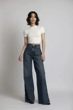 【新品】StudioR330 RIGID WIDE LEG ワイドデニムのサムネイル