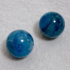 cs482/SALE！天然石◇アパタイト　約12mm 2個