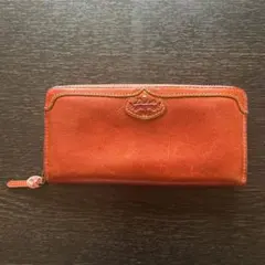 ダコタオレンジ レザー 長財布