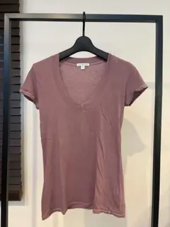 JAMES PERSE Vネック Tシャツ カットソー　ダスティピンクのサムネイル