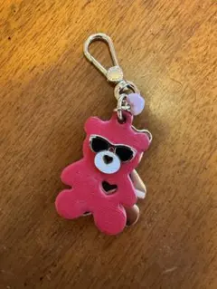 【大特価】FURLA 赤いクマ型キーホルダー