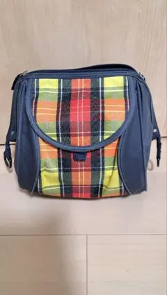 ジャクエツ 通園かばん リュック 幼稚園 保育園 中古 チェック柄