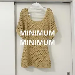MINIMUM　MINIMUM　ゴールド　ベージュ　編みトップスのサムネイル