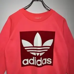 adidas アディダス　スウェット　サイズOT トレーナー　デカロゴ　古着