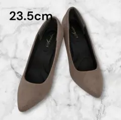 美品‼️ブラウン スエード ポインテッドトゥ ハイヒール