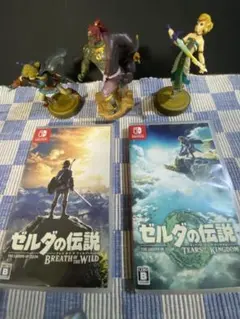 switch用ゼルダの伝説2タイトル & amiibo3体