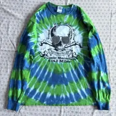 タイダイ ロンT スカル 骸骨 USA古着　ヴィンテージ　Lサイズ　Y2K