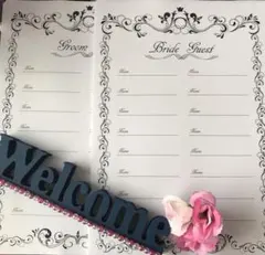 結婚式 芳名帳 ゲストブック