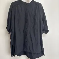 HEREIAM バンドカラーシャツ ブラック F
