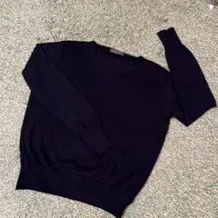 Reflect リフレクト　黒セーター　ニット　羊毛　カシミヤ混合　サイズ9