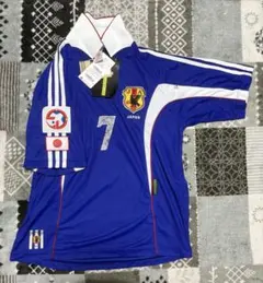 (値下)サッカー 日本代表 ユニフォーム 復刻 1998 4xoサイズ 値下)サッカー 日本代表 ユニフォーム 復刻 1998 4xoサイズ