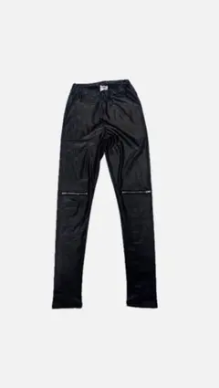 GYDA ジッパー付レザーレギンスパンツ