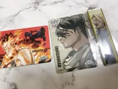 【新品匿名配送】ヒロアカ 上鳴電気 原画展 メタルキーホルダー 缶バッジセット