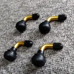 pvr-70 バイクのL型エアーバルブ 4個セット【アクシストリートなどに適合】