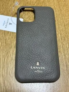 【新品】LANVIN iPhone12miniケース 本革