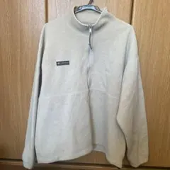 Columbia フリース ハーフジップ ベージュ