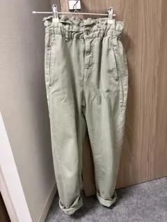 ZARA BAGGY FIT PAPER BAG デニム