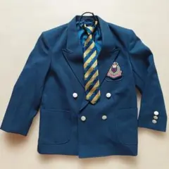 Jefferso ジェファーン 紺ブレ ジャケット ブレザー 金ボタン ダブル 