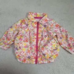 WILL MERY 花柄アウター 80サイズ　ウインドブレーカーのサムネイル
