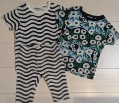 サイズ100 ユニクロ☓マリメッコ　コラボTシャツ＆レギンスセット