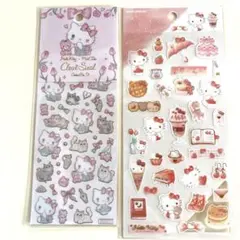 ハローキティ　シール２種類セット