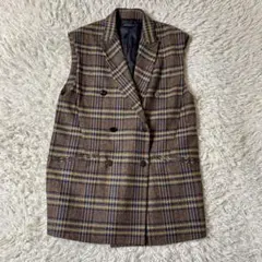 未使用✨ヴェルメイユパーイエナ コードラッセルレースジレ ベスト 金