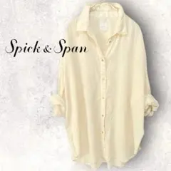 Spick & Span リネン100% ビッグシャツ オーバーサイズ 金ボタンのサムネイル