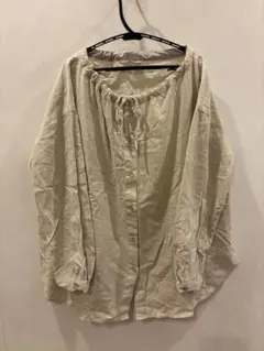 Samansa Mos2 ベージュ 長袖シャツ