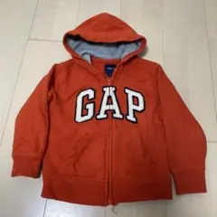 GAP Kids パーカー XS (4-5) オレンジ