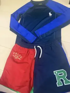 ポロラルフローレン　キッズ　ラッシュガードと水着セット P.R.L.C.