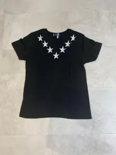 KARTIS ブラック Tシャツ M 星刺繍