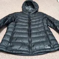 L.L.Bean ブラックダウンジャケット フード付き