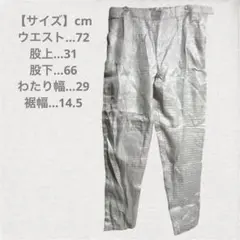 シルバー パンツ