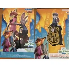 ズートピアフィギュア 2種セット