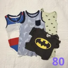 ◼︎最終値下げ◼︎ベビーギャップ、H&M ロンパース.Tシャツ4点セット80cm