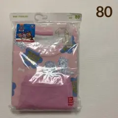 ユニクロ　長袖パジャマ　パウパトロール　ピンク　80