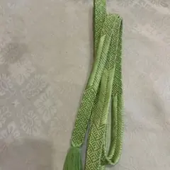 帯締め　平組　金色入り
