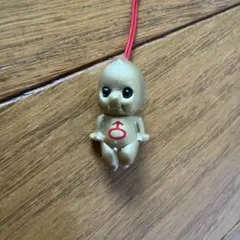 キューピー ストラップ ゴールドカラー