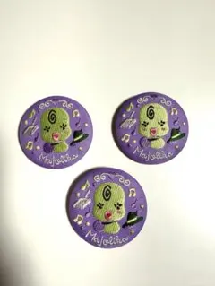 おジャ魔女ドレミ　刺繍缶バッチ