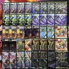 デュエルマスターズ 微高レート。黒緑ブラックホークケンジデッキ