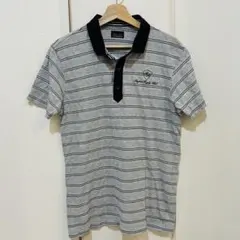 ZARA MAN 　ザラ　メン　ポロシャツ　メンズ　シャツ　ブラック　グレー　L