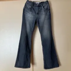 【現行品】AZUL DENIM⭐︎センタープレスフレアデニムロング丈⭐︎サイズ25