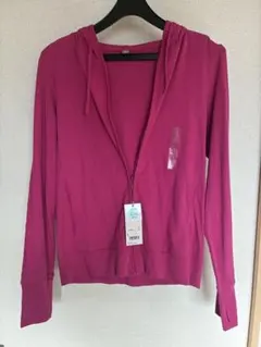 【現在廃盤、レア】UNIQLO UVカット フルジップパーカー Ｌサイズ　綿