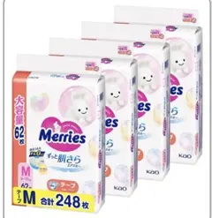 メリーズ　テープ　Mサイズ　62枚4セット