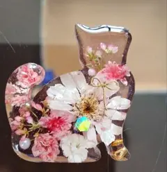レジン　ヘアゴムなど　　猫さん
