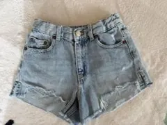 ZARA ライトブルー ダメージデニム