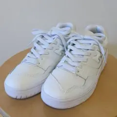 ニューバランス NB BB550 WWW 白 ホワイト レザー 24.0cm D