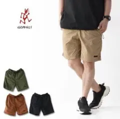 新品　GRAMICCI PACKABLE G-SHORTSブラウン パッカブル