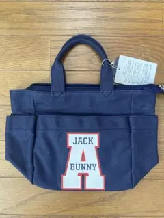 JACK BUNNY ジャックバニー カートバッグ ラウンドバック　ネイビー Jack Bunny!!（ジャックバニー） カートバッグ : GDOゴルフショップ